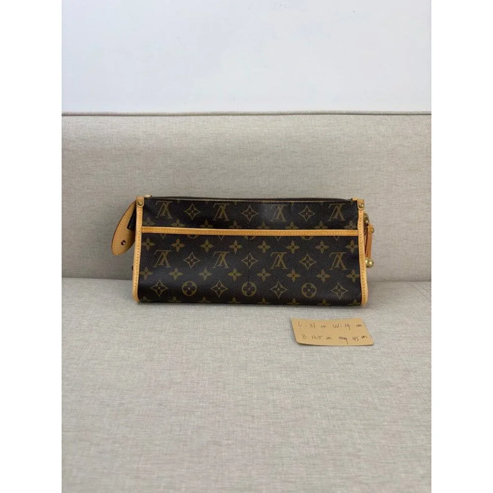 LOUIS VUITTON Brown Monogram Canvas Popincourt Long GHW